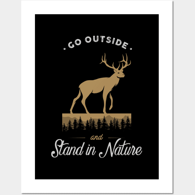 Stand in Nature Wall Art by LRNNKL Lab